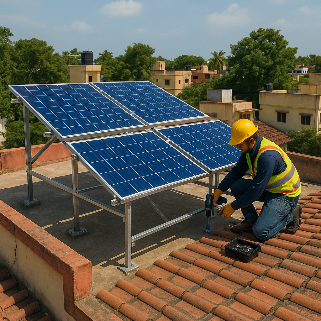 Rooftop mounting structure